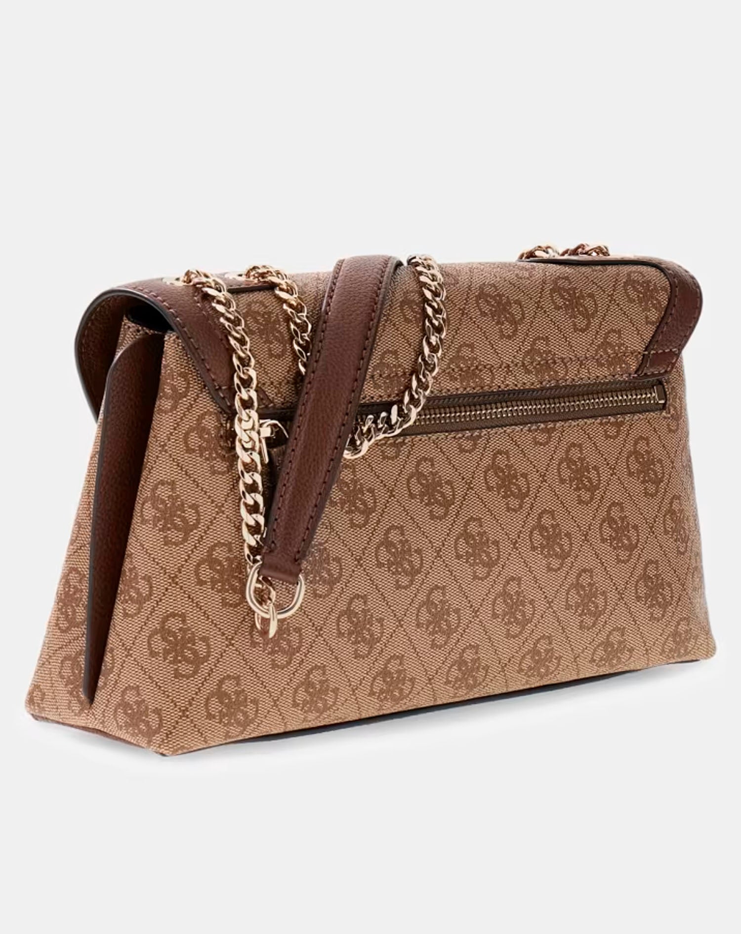 GUESS LINDSEY CONVERTIBLE XBODY FLAP LATTE LOGO