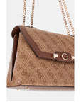 GUESS LINDSEY CONVERTIBLE XBODY FLAP LATTE LOGO