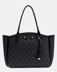 GUESS LINDSEY TOTE COAL LOGO