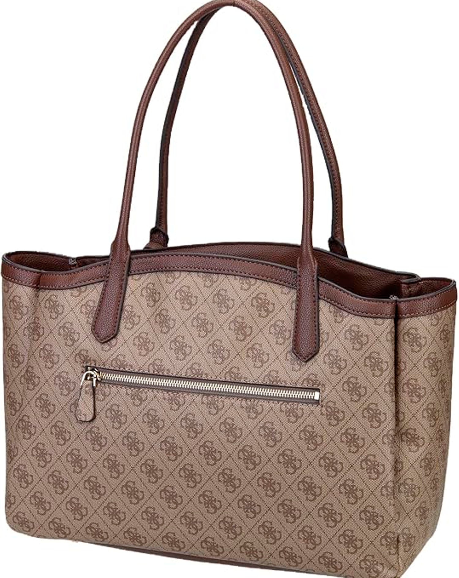 GUESS LINDSEY TOTE LATTE LOGO