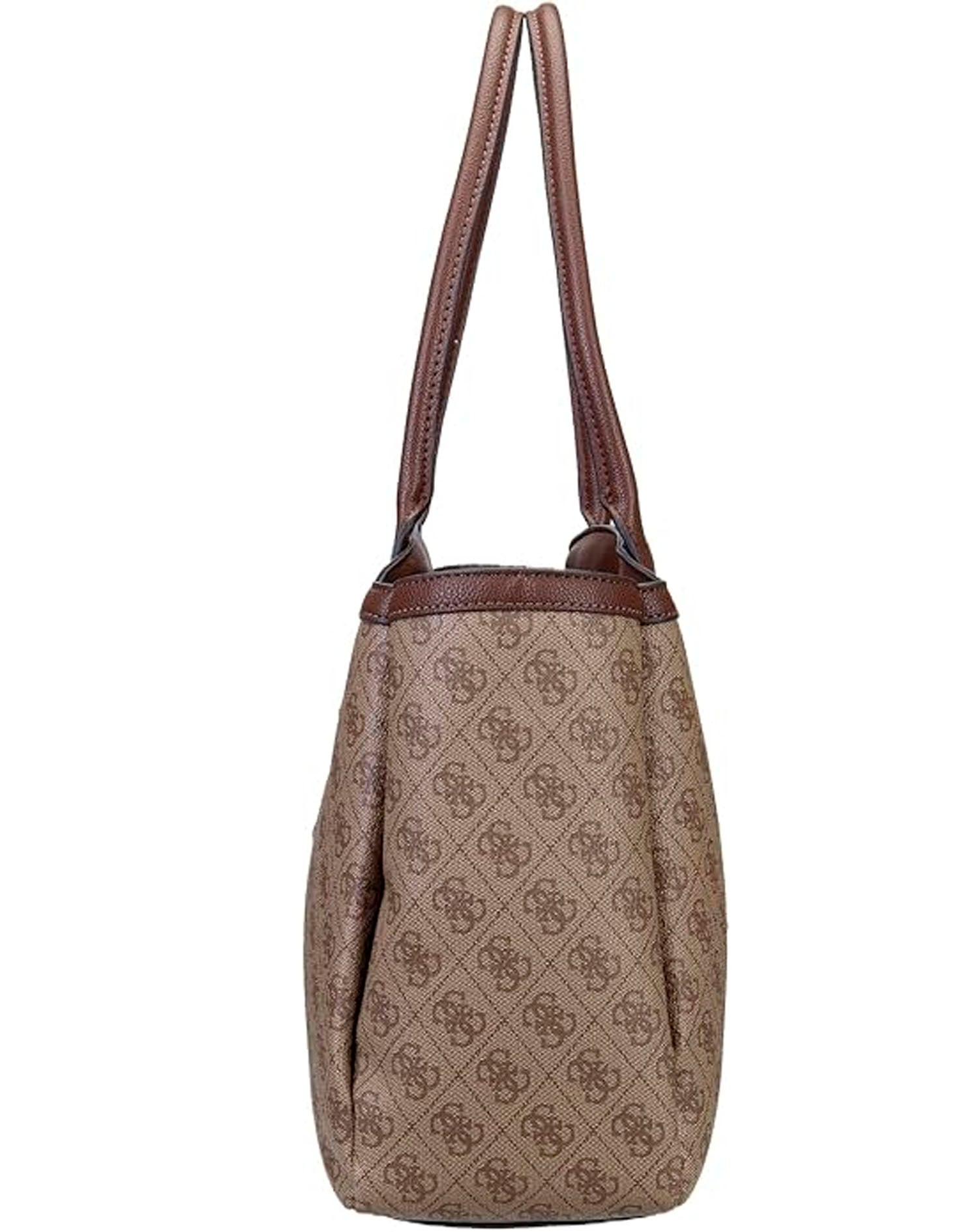 GUESS LINDSEY TOTE LATTE LOGO
