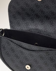 GUESS COLEEN LOGO CNVRTBL XBDY FLAP COAL LOGO