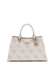 GUESS ELIETTE LOGO GIRLFRIEND SATCHEL DOVE LOGO