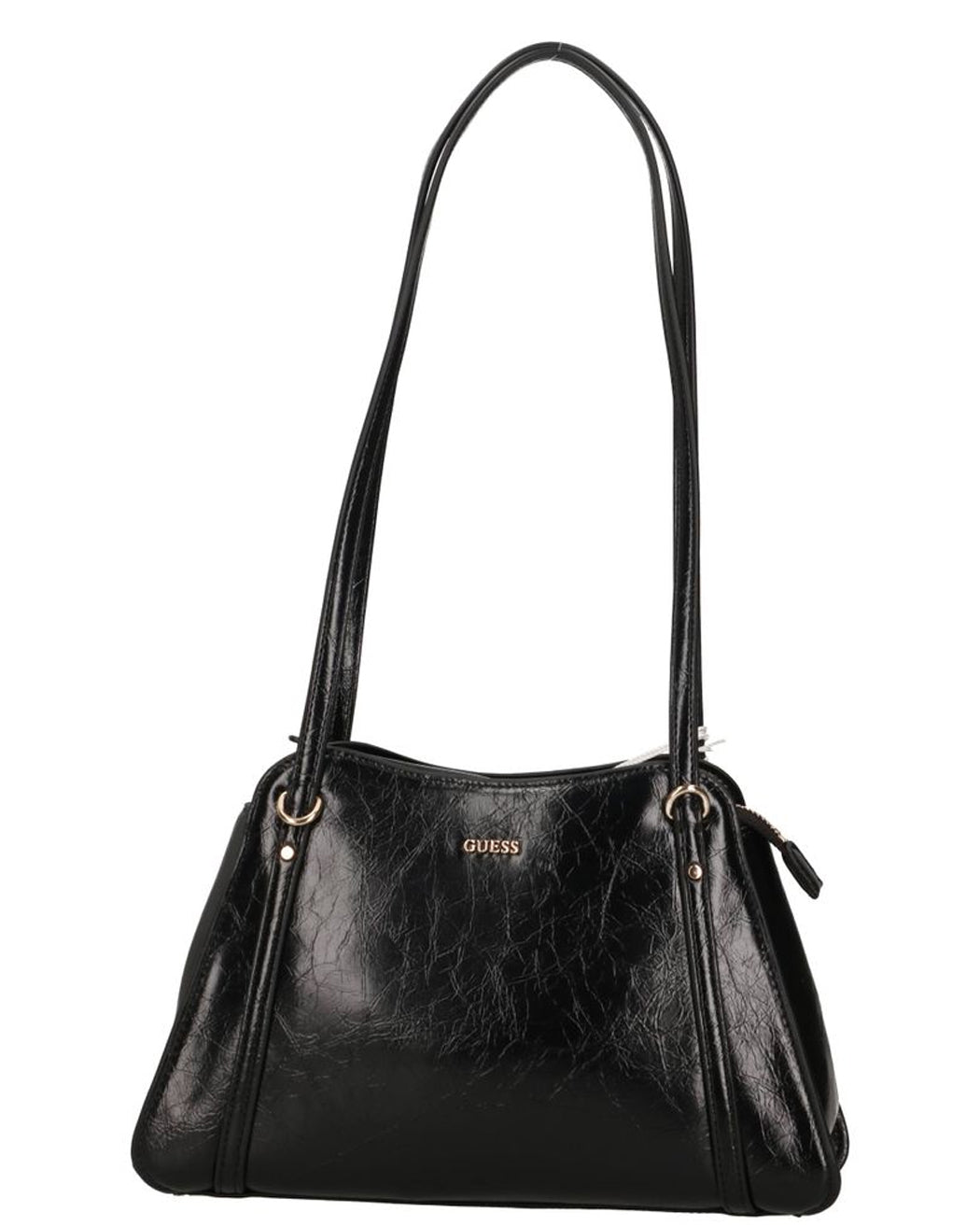 GUESS XENA SHOULDER SATCHEL BLACK