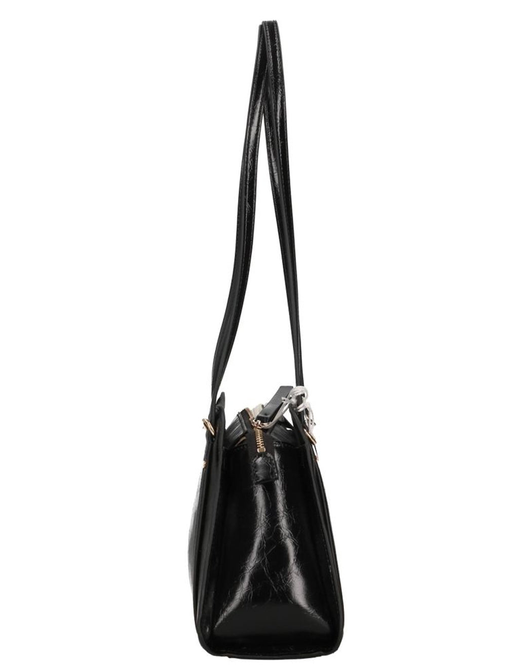GUESS XENA SHOULDER SATCHEL BLACK