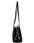 GUESS XENA SHOULDER SATCHEL BLACK