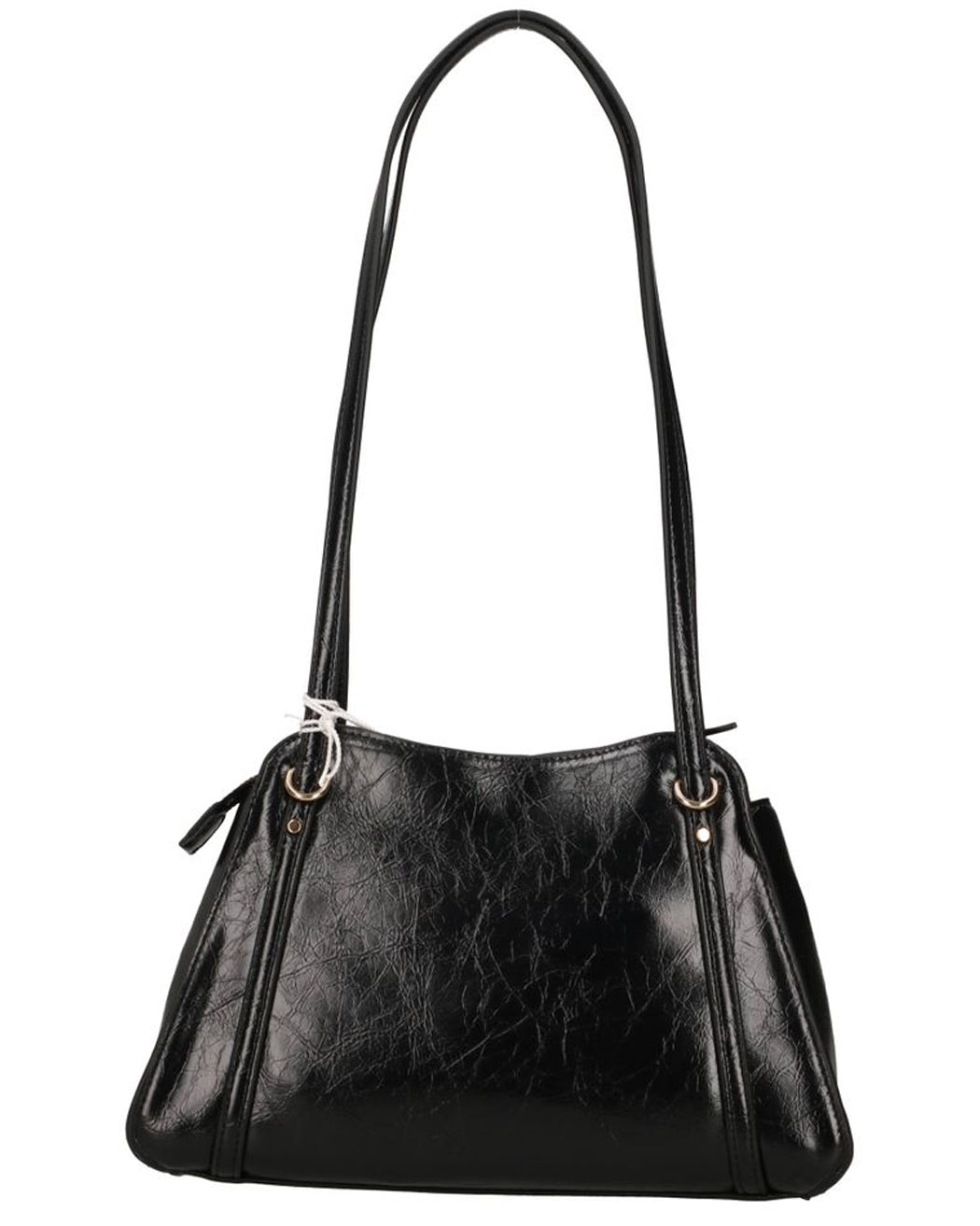 GUESS XENA SHOULDER SATCHEL BLACK