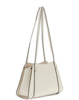 GUESS XENA SHOULDER SATCHEL LIGHT TAUPE