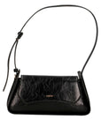 GUESS XENA FLAP SHOULDER BAG BLACK