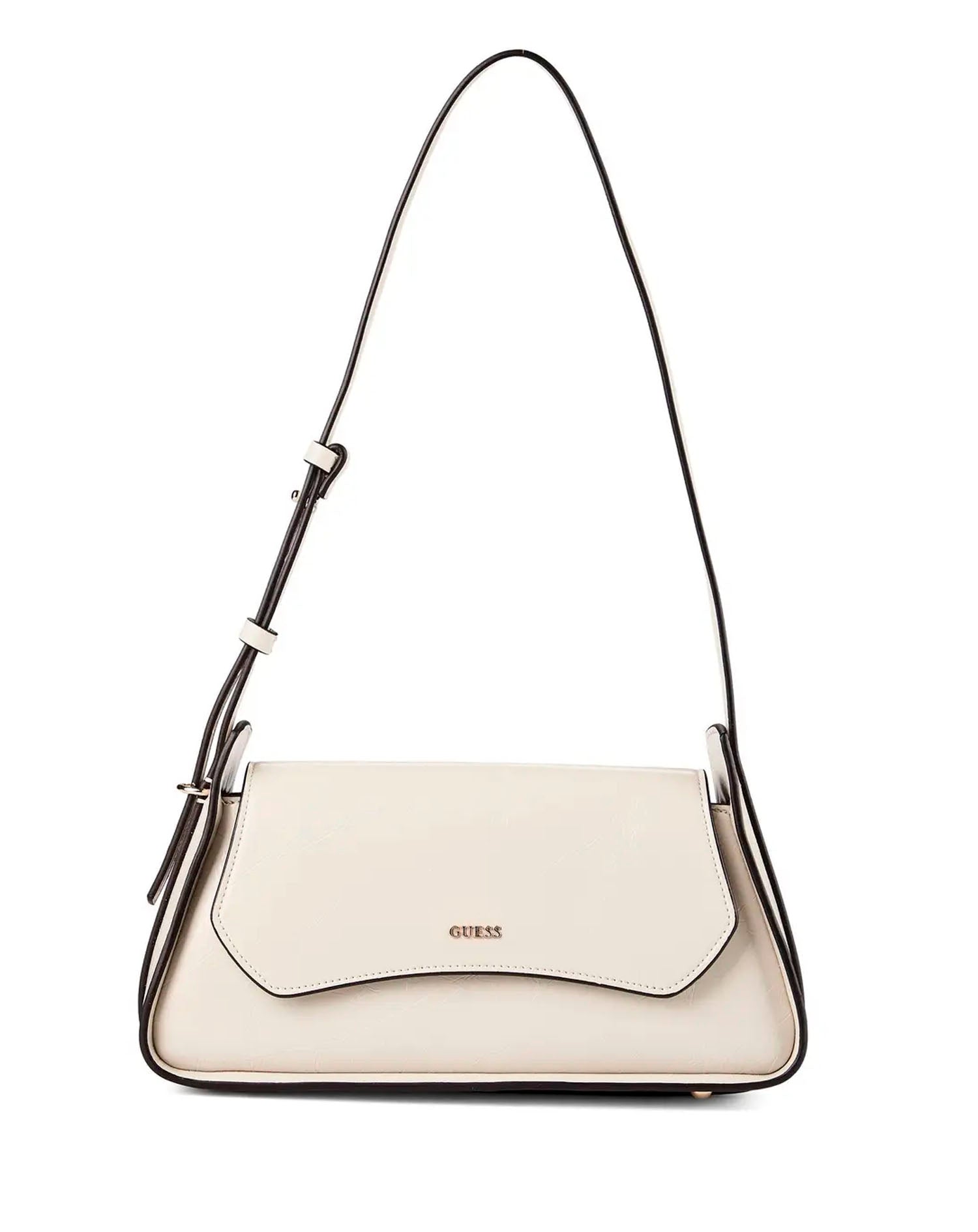 GUESS XENA FLAP SHOULDER BAG LIGHT TAUPE