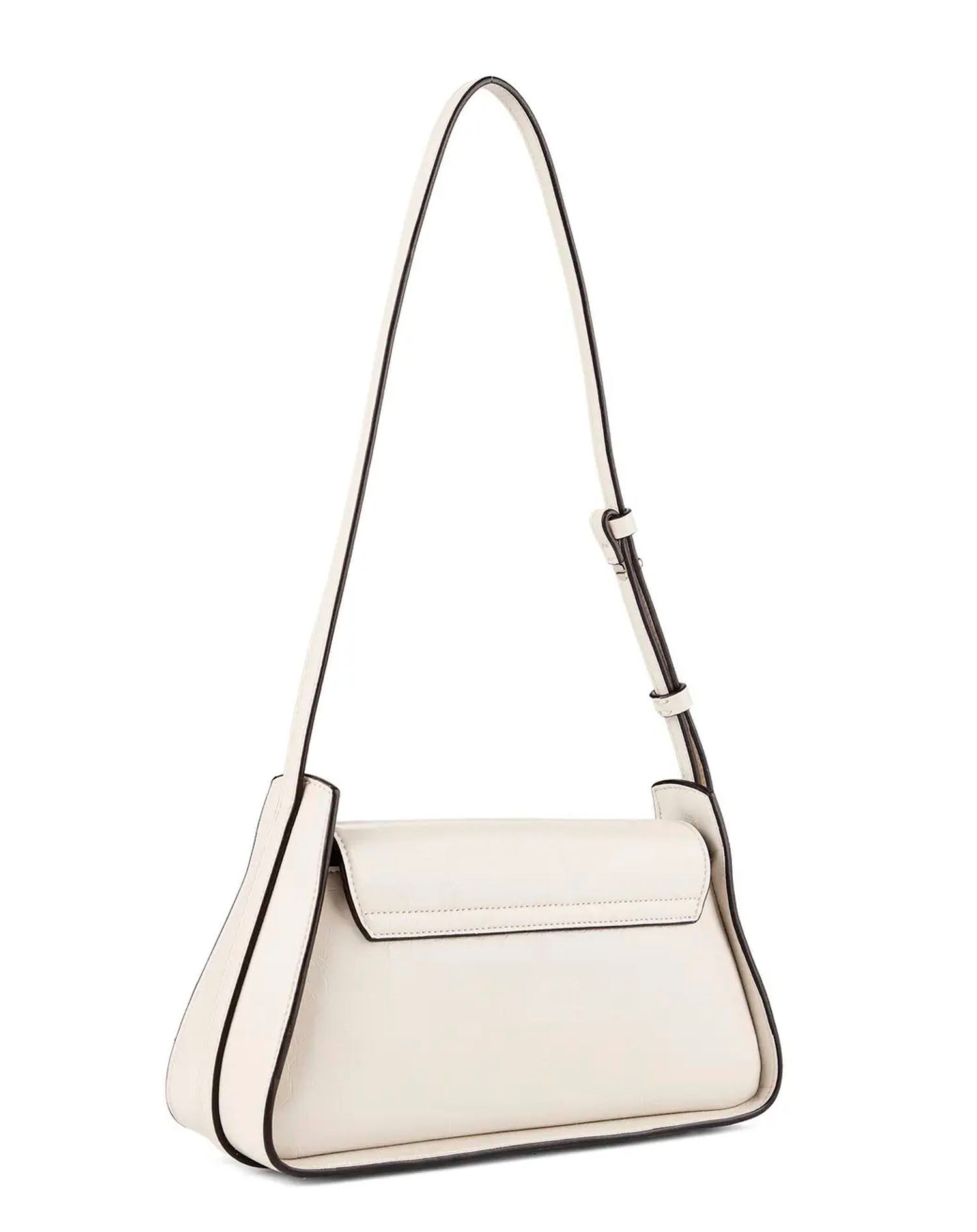 GUESS XENA FLAP SHOULDER BAG LIGHT TAUPE