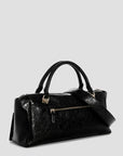GUESS ANTONIA SMALL SATCHEL BLACK