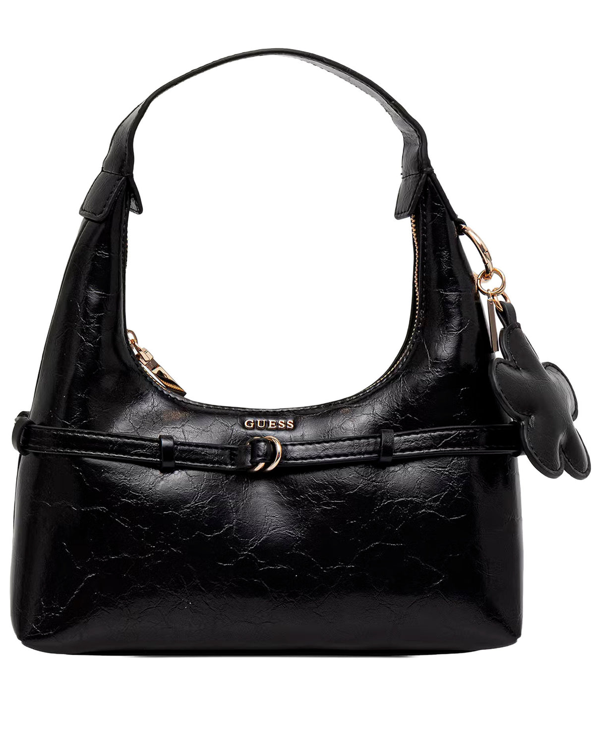 GUESS TAYLOR MINI HOBO BLACK