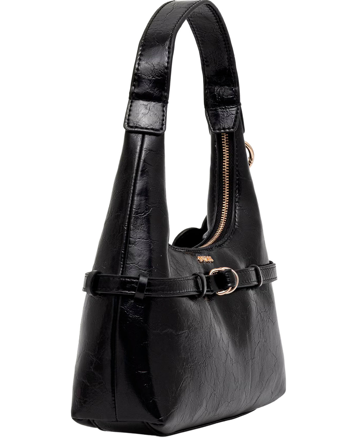 GUESS TAYLOR MINI HOBO BLACK