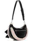 GUESS KATIE CONVERTIBLE SHOULDER BAG BLACK