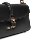 GUESS QUEENSLAND TOP HANDLE FLAP BLACK