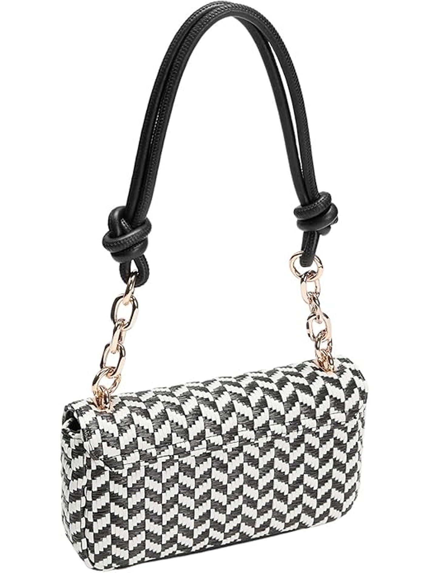 GUESS CAMDEN SHOULDER BAG BLACK MULTI