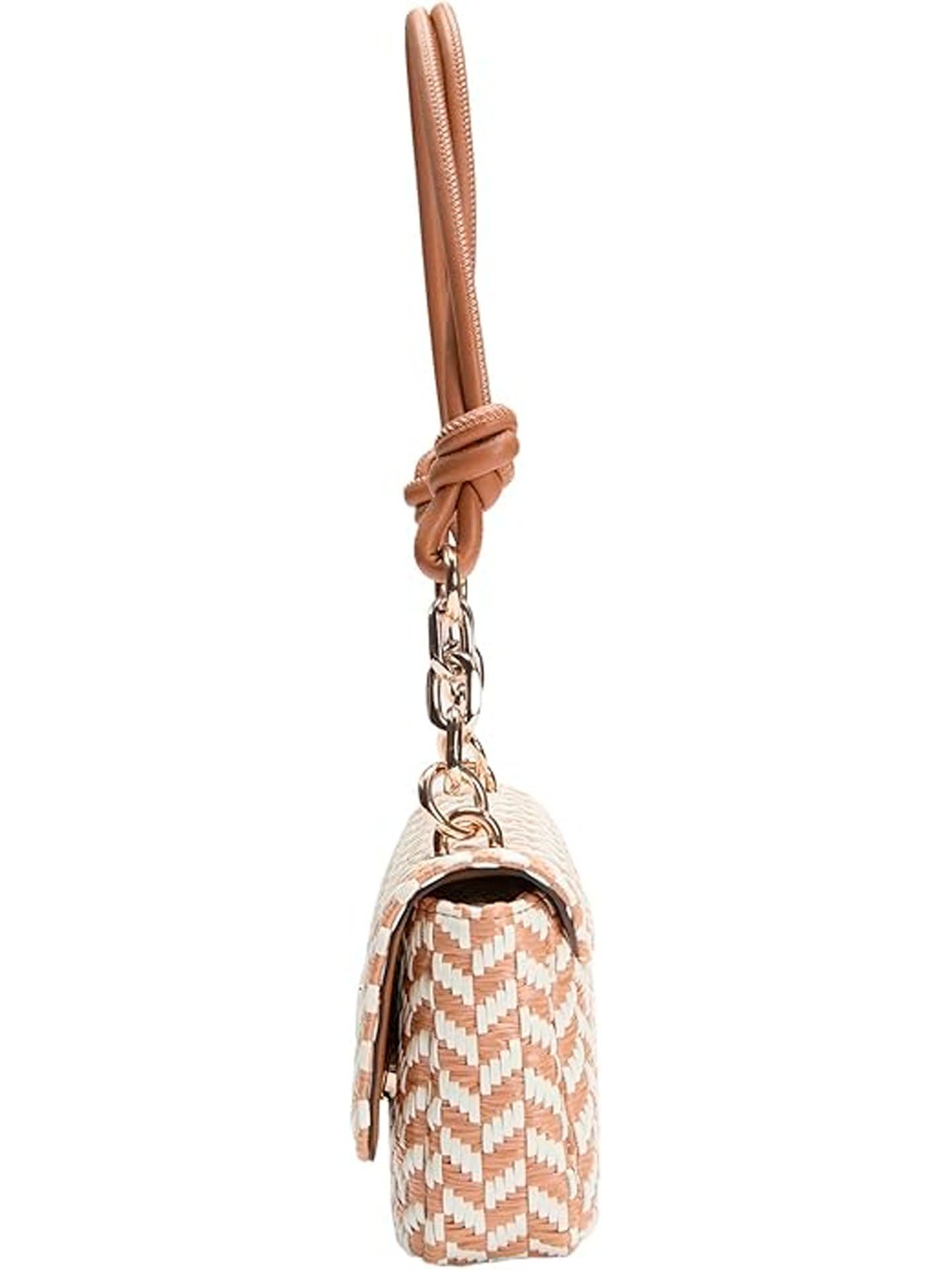GUESS CAMDEN SHOULDER BAG COGNAC MULTI