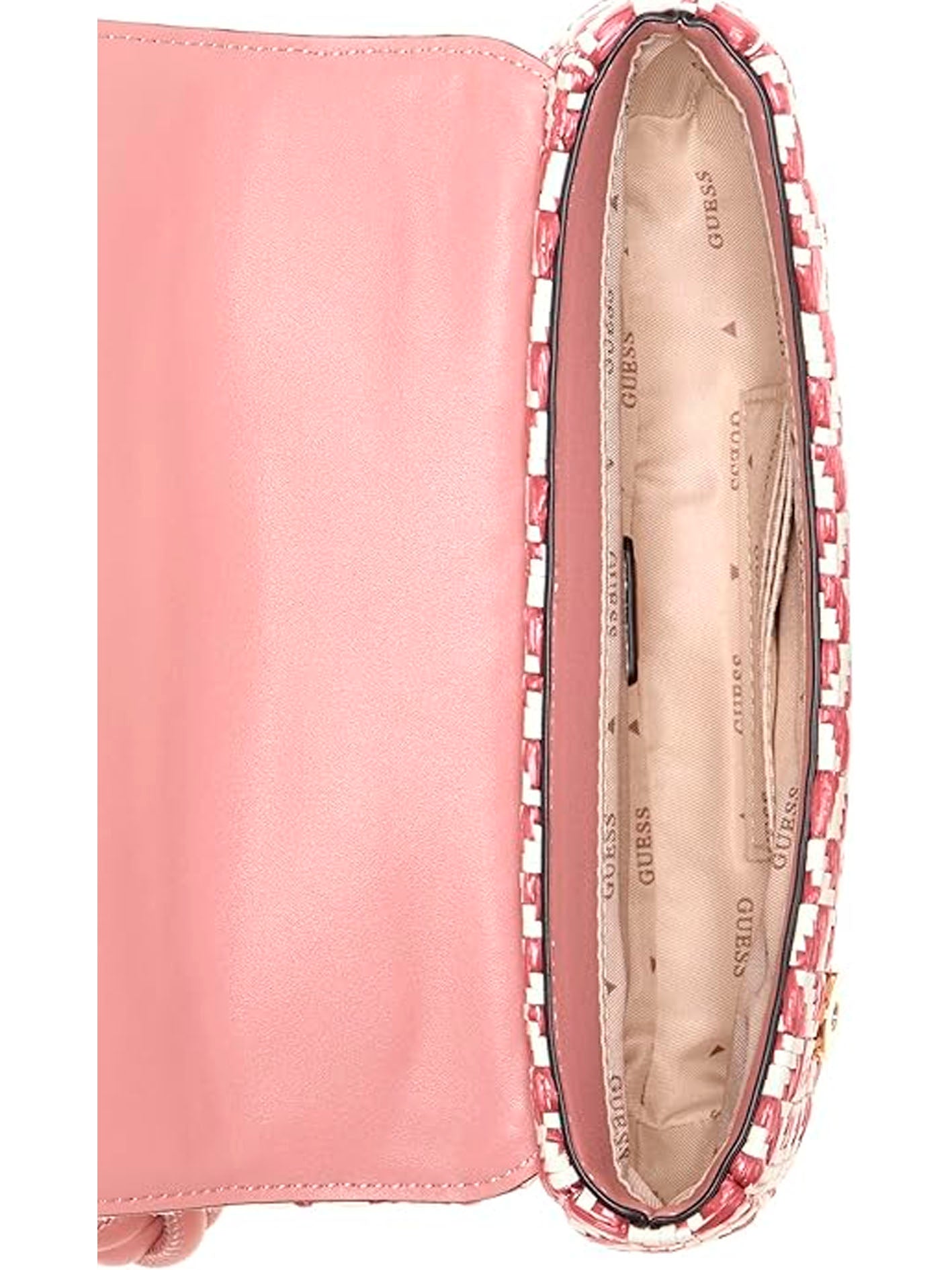 GUESS CAMDEN SHOULDER BAG CORAL PINK