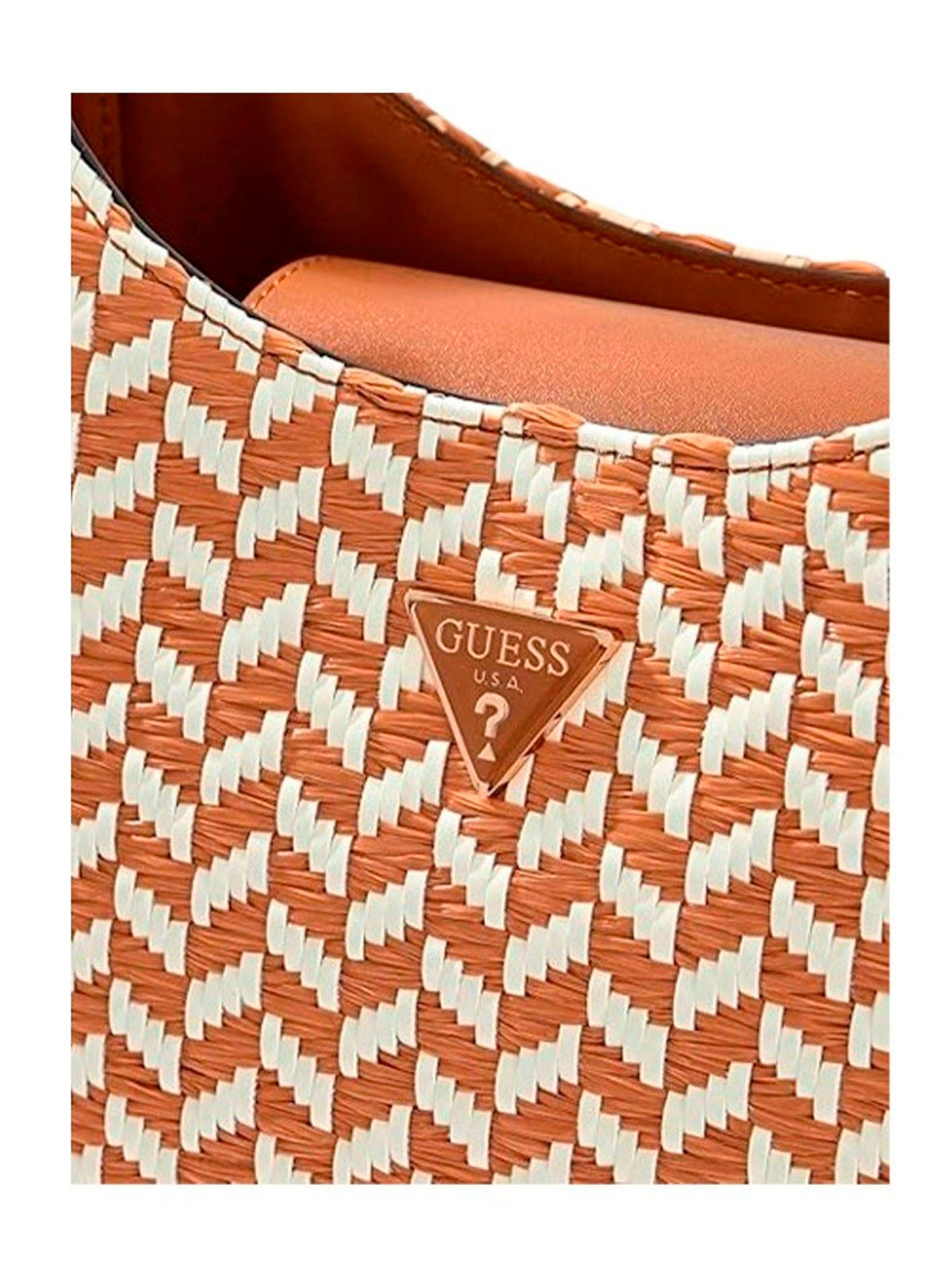 GUESS CAMDEN SHOULDER BAG CAMEL GREY MULTI