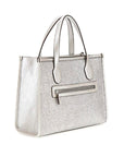 GUESS SILVANA 2 COMPARTIMENTOS TOTE SILVER