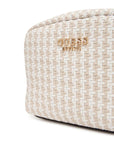 GUESS MIREMA CAMERA CROSSBODY WHITE MULTI