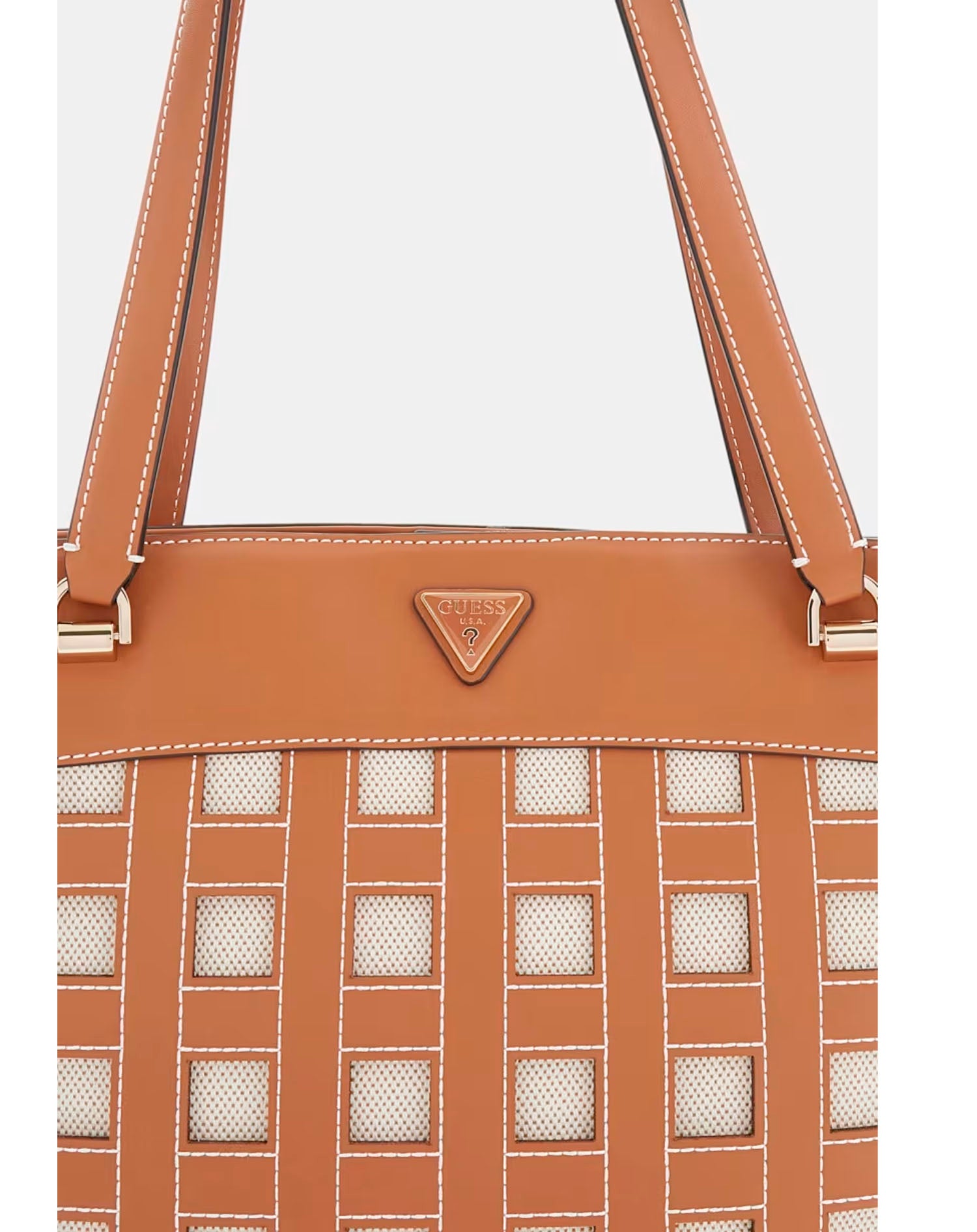 GUESS FRANKIE GIRLFRIEND TOTE CARAMEL