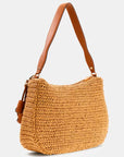 GUESS CAMDEN SHOULDER BAG NATURAL CAMEL