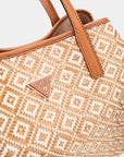 GUESS VIKKY II LARGE TOTE COGNAC