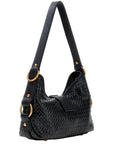 GUESS CAMDEN MINI SHOULDER BAG BLACK