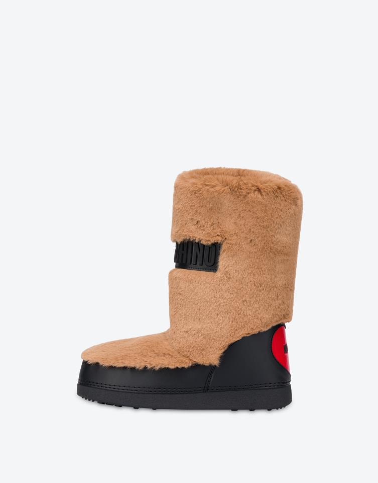 LOVE MOSCHINO BOTA DE NIEVE MARRÓN