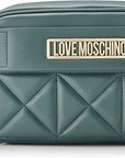 LOVE MOSCHINO BOLSO BANDOLERA ACOLCHADA VERDE