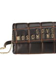 LOVE MOCHINO BANDOLERA ACOLCHADA NEGRO