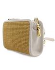 LOVE MOSCHINO BANDOLERA DE RAFIA NAT/BLANCO