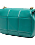 LOVE MOSCHINO BANDOLERA ACOLCHADA VERDE