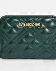 LOVE MOSCHINO CARTERA CREMALLERA VERDE