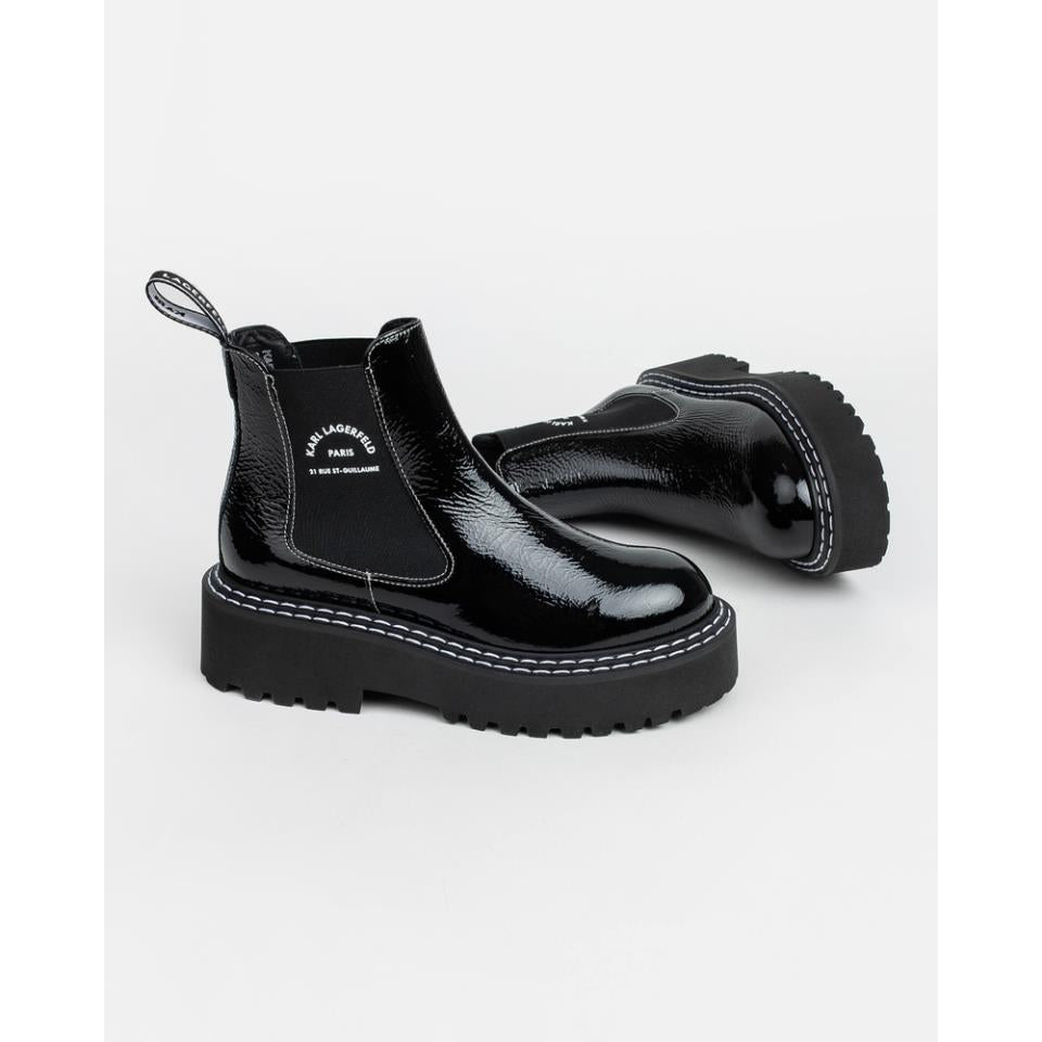 KARL LAGERFELD PATROL II GORE BOOT SHINE BLACK