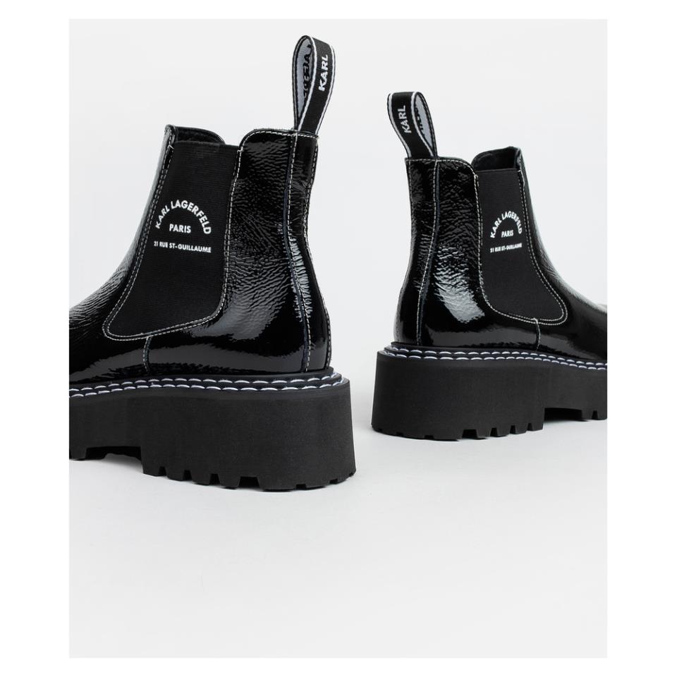 KARL LAGERFELD PATROL II GORE BOOT SHINE BLACK