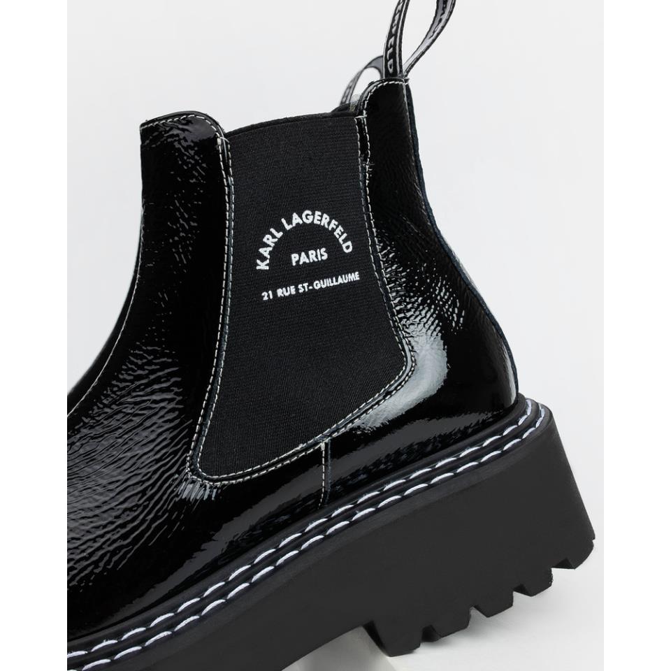 KARL LAGERFELD PATROL II GORE BOOT SHINE BLACK