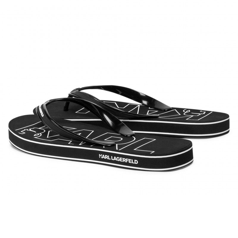 KARL LAGERFELD KOSTA MNS KARL LOGO THONG BLACK