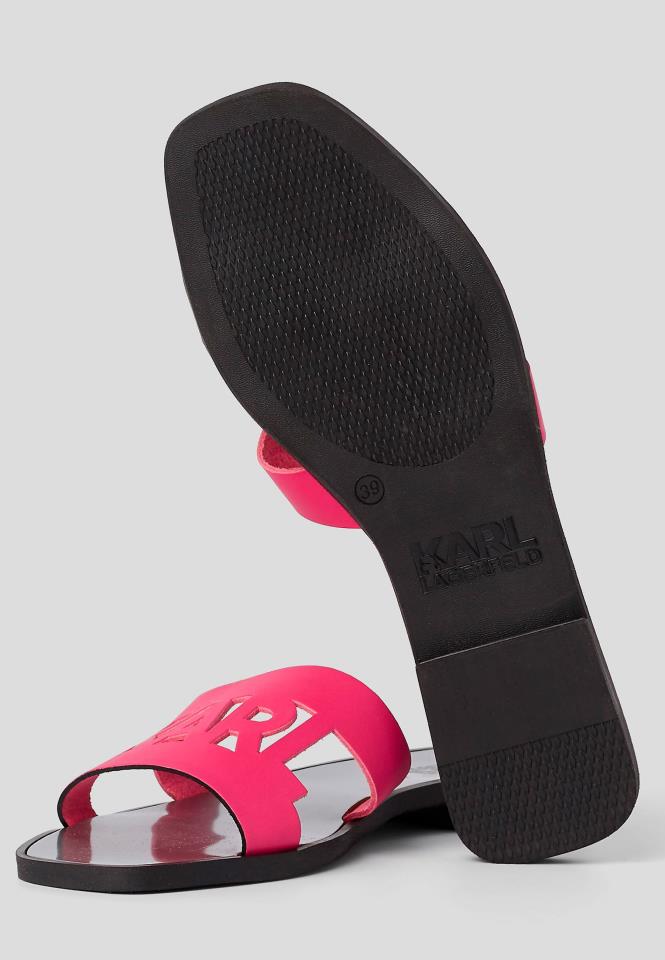 KARL LAGERFELD SKOOT II KUT-OUT FUSCHIA