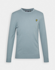 LYLE & SCOTT CREW NECK COTTON MERINO JUMPER BLUE