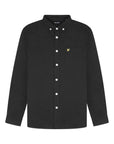 LYLE & SCOTT REGULAR FIT LIGHT WEIGHT OXFORD BLACK