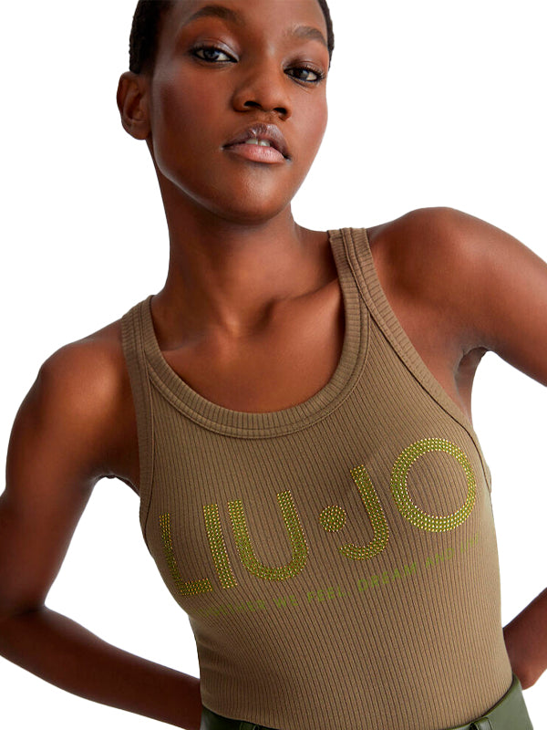 LIU JO CAMISETA CON LOGO VERDE