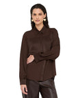 LIU JO BLUSE CIOCCOLATO