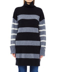 LIU JO ECS ABITO MAGLIA BIANCO/NERO/GRIGIO