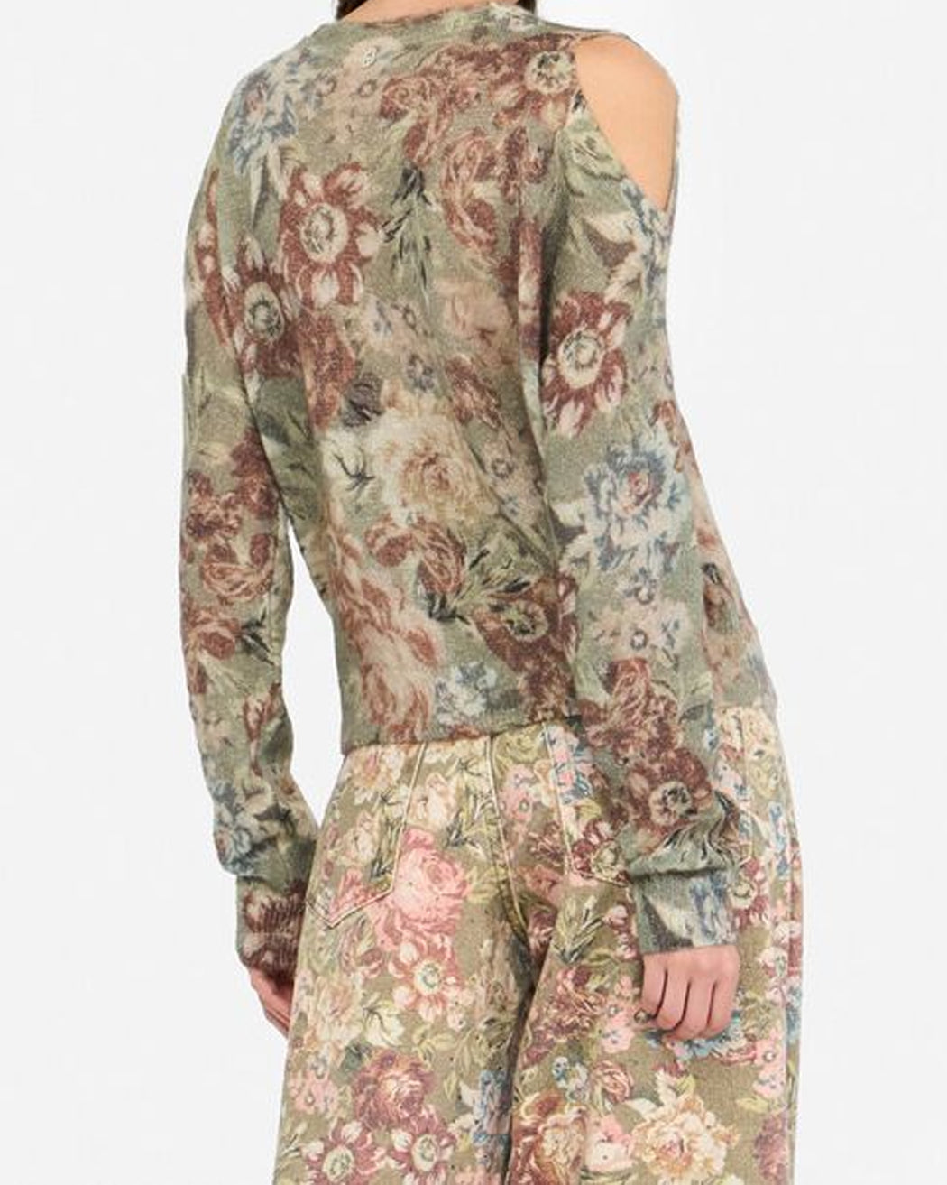 LIU JO MAGLIA APERTA SANDERSON PRINT