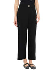 LIU JO FLARE CROPPED BLACK
