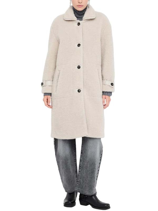 LIU JO CAPPOTTO TEDDY BEIGE SCURO