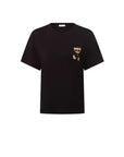 LIU JO ECS T-SHIRT MODA NERO/BEAR